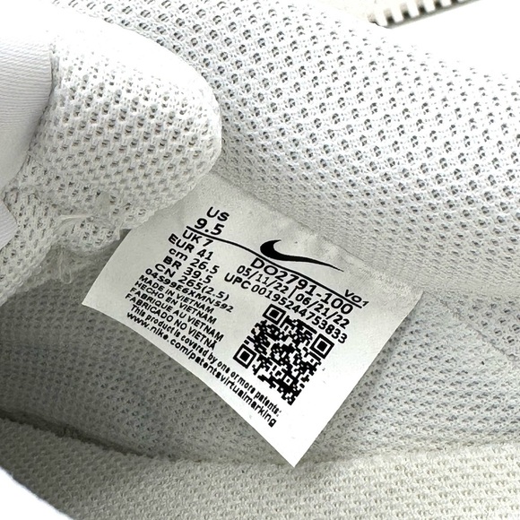 Women’s Nike Court Vision Alta - White/Brown - Size 9.5 - Picture 8 of 9